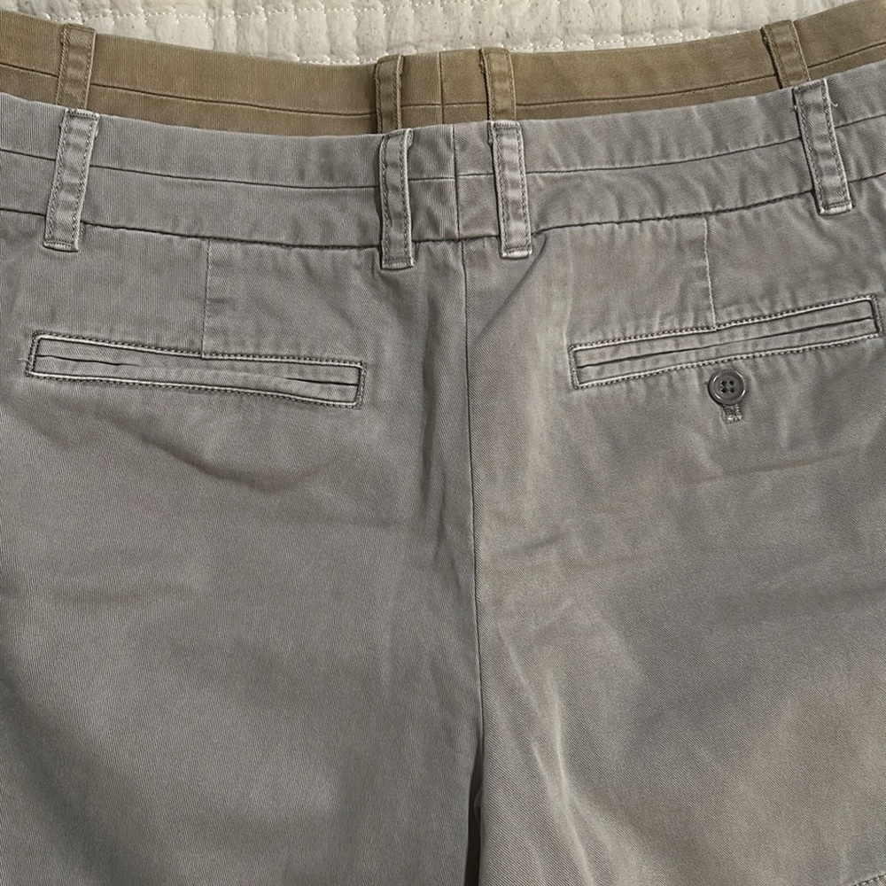 3 pairs! J. Crew Women's Chino Shorts - White, Gray, & Tan - Picture 9 of 10
